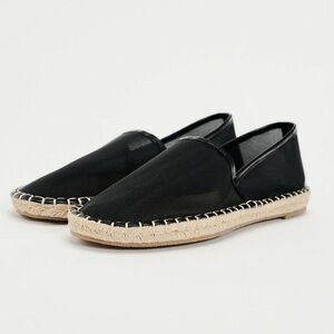 Women’s Zara Mesh Espadrilles Slip Ons Size 7